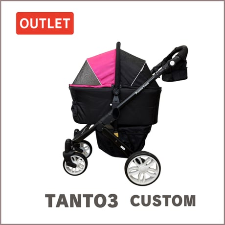 TANTO3 ピッコロカーネタント３カスタム アウトレット ブラック×ピンク 149