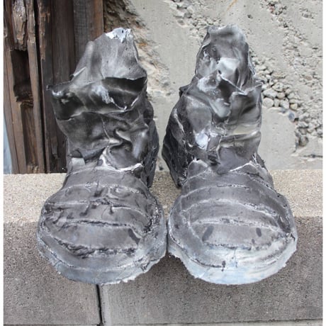 SCAB BOOTS — GRAY PAINT