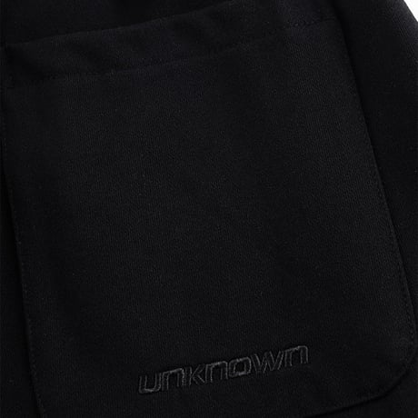 【 Unknown 】Black X Silver Cross Rhinestone Jogger