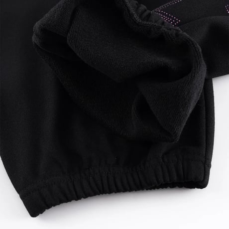 【 Unknown 】Black X Purple Cross Rhinestone Jogger