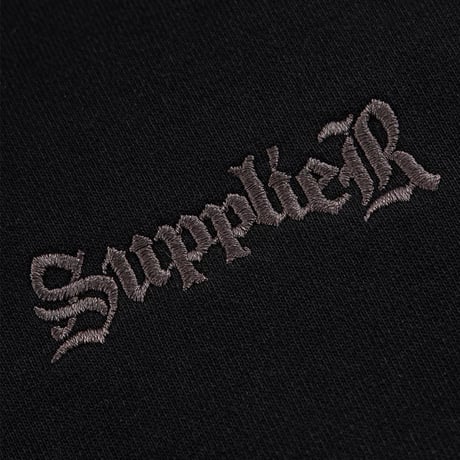 【 SUPPLIER 】Faux Fur Cross Zip Hoodie