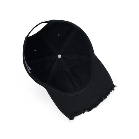 【 Sup Baby 】Embroidery Logo Cut-Off Brim Cap