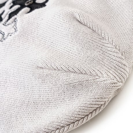 【 SUPPLIER 】Multiple Cross Leather Patch Beanie