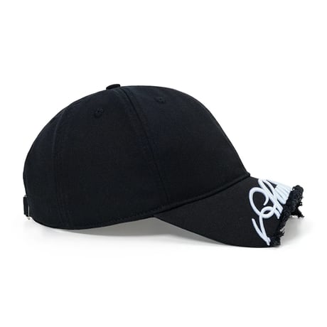 【 Sup Baby 】Embroidery Logo Cut-Off Brim Cap