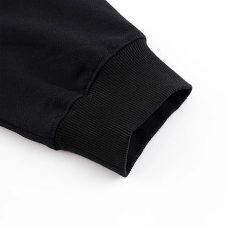 【 SUPPLIER 】Multiple Cross Leather Patch Zip Hoodie