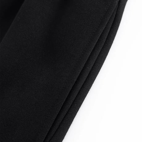 【 Unknown 】Black X Silver Cross Rhinestone Jogger