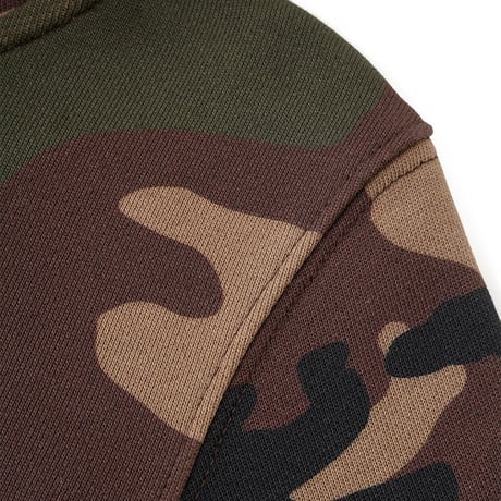 【 Sup Baby 】Camouflage Not Your Baby Cropped Zip Hoodie Women'S