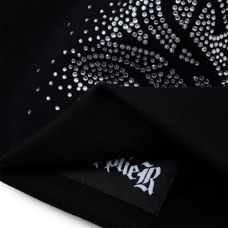 【 SUPPLIER 】Spray Cross Rhinestone Beanie