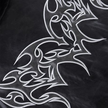 【 SUPPLIER 】Studded Tribal Faux Leather Jacket