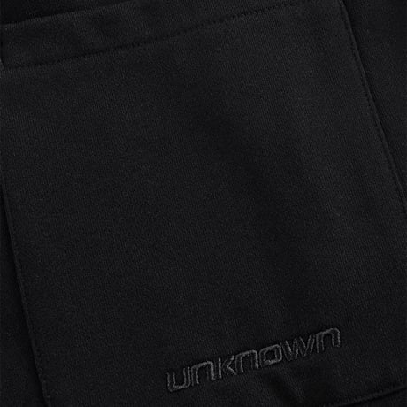 【 Unknown 】Black X Red Cross Rhinestone Jogger