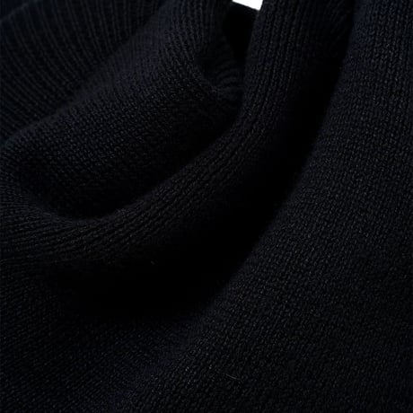 【 SUPPLIER 】Cross Leather Patch Brim Knit Beanie