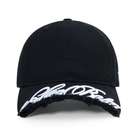【 Sup Baby 】Embroidery Logo Cut-Off Brim Cap