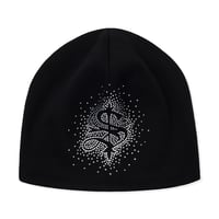 【 SUPPLIER 】Spray Cross Rhinestone Beanie