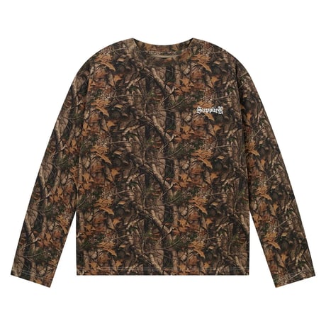 【 SUPPLIER 】Cross Rhinestone Long Sleeve Tee