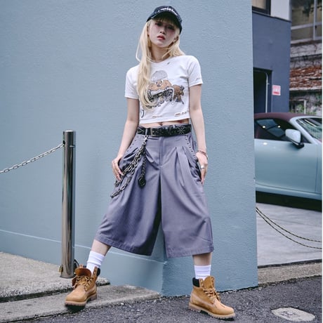 GALFY × HL9 Slacks Shorts