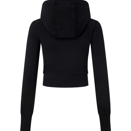 【 Sup Baby 】Not Your Baby Cropped Zip Hoodie