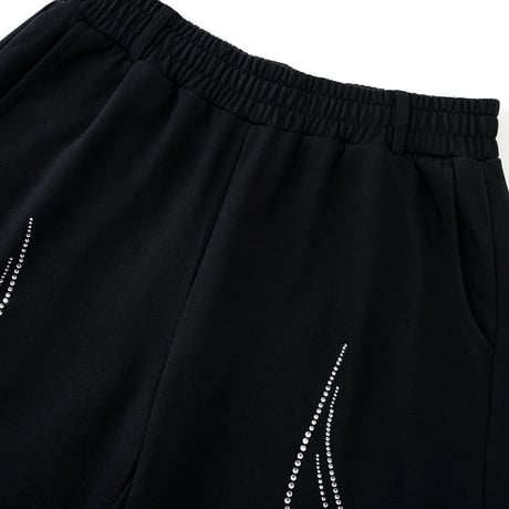 【 SUPPLIER 】Tribal Rhinestone Curve Sweat Pants