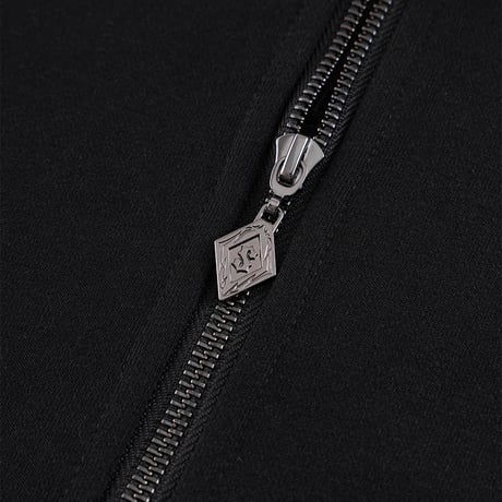 【 SUPPLIER 】Faux Fur Cross Zip Hoodie