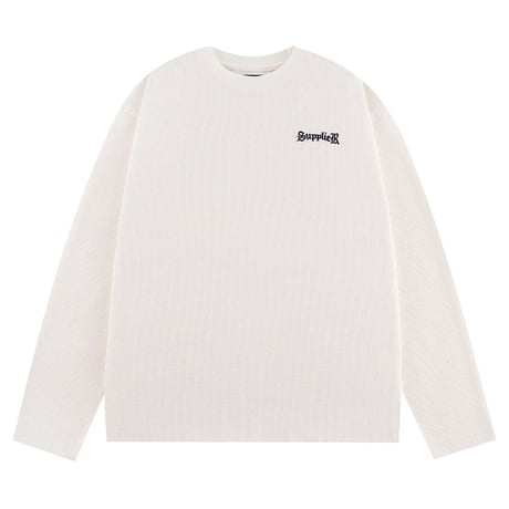 【 SUPPLIER 】Multiple Cross Thermal Long Sleeve Tee