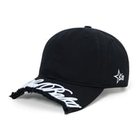 【 Sup Baby 】Embroidery Logo Cut-Off Brim Cap