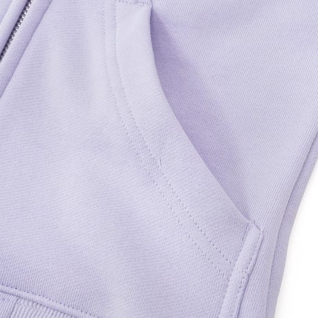 【 Sup Baby 】Baby Cross Fur Zip Hoodie - Tight Fit Women'S