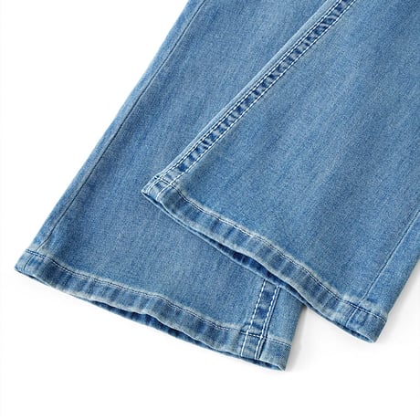 【 Sup Baby 】Embroidery Flared Jeans Women'S
