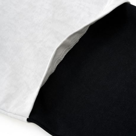 【 Unknown 】Cursive Rhinestone Layered Long Sleeve
