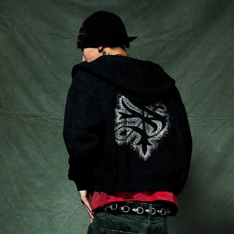 【 SUPPLIER 】Cross Leather Patch Brim Knit Beanie