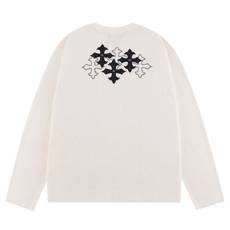 【 SUPPLIER 】Multiple Cross Thermal Long Sleeve Tee
