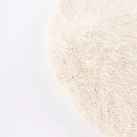【 SUPPLIER 】Triple Cross Shaggy Knit Beanie