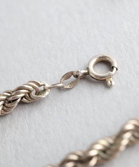 Rope Chain Bracelet / Silver 925