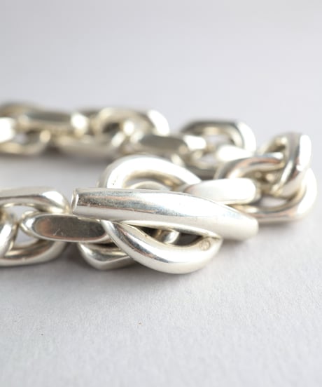 1997 Denmark /  Georg Jensen × Hans Hansen Anchor Chain Bracelet / Silver 925