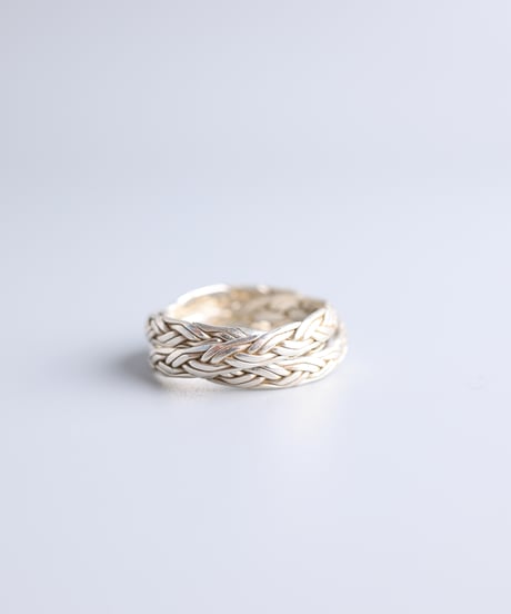 Braided Triple Ring / Silver 925