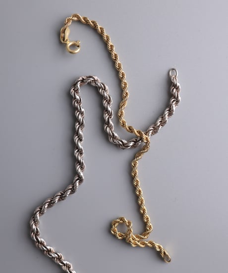 Twisted Rope Chain Bracelet / Silver 925