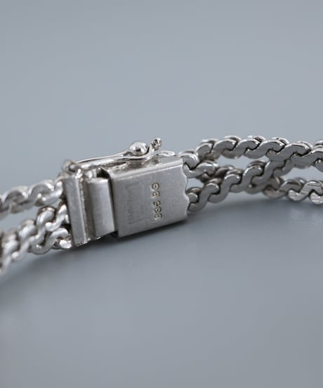 Modern Braided Bracelet / Silver 835