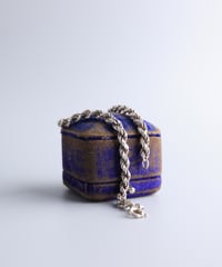 Twisted Rope Chain Bracelet / Silver 925