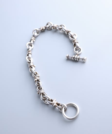 Constructed Link Bracelet / Silver 925