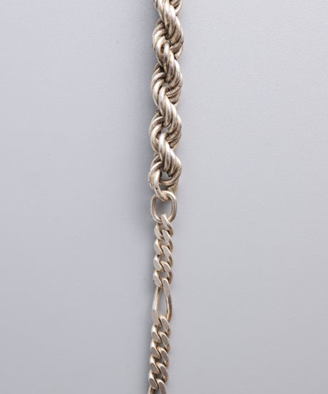 Mixed Chain Bracelet / Silver 925