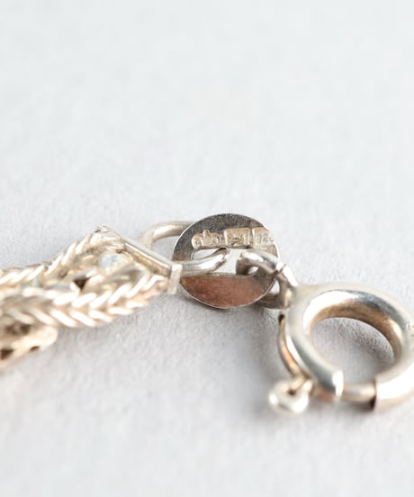 Mixed Chain Braid Bracelet / Silver 925