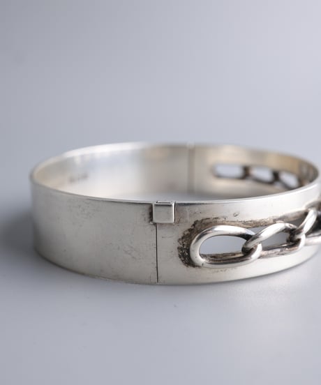 1978 England Birmingham /Chain Detail Bangle / Silver 925
