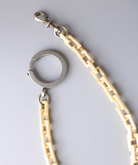 c.1880–1900 France / French Ivory Watch Chain