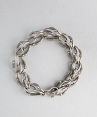 Floral Wirework Bracelet / Silver 800