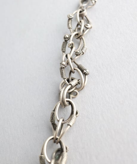 Floral Wirework Bracelet / Silver 800