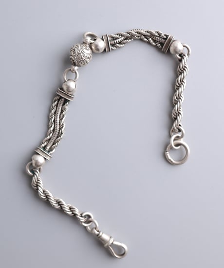 c.1880–1910 UK Albertina Chain Bracelet / Sterling Silver