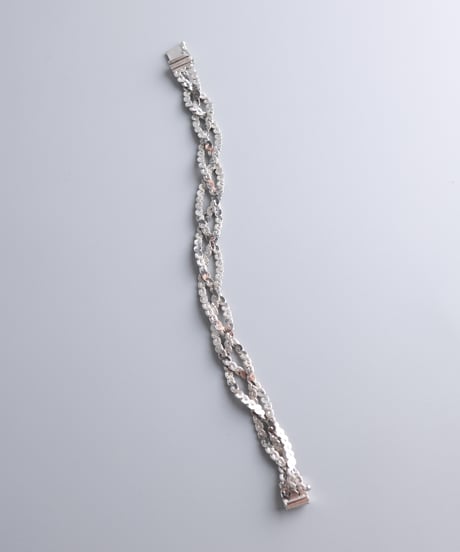 Modern Braided Bracelet / Silver 835