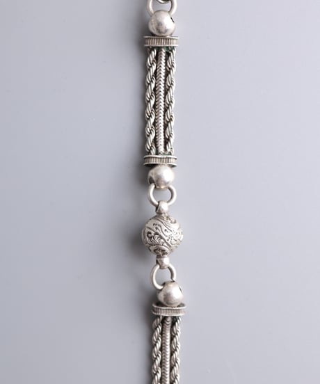 c.1880–1910 UK Albertina Chain Bracelet / Sterling Silver