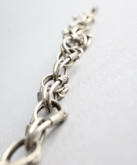 Floral Wirework Bracelet / Silver 800