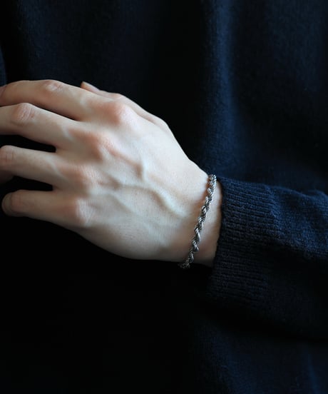 Rope Chain Bracelet / Silver 925