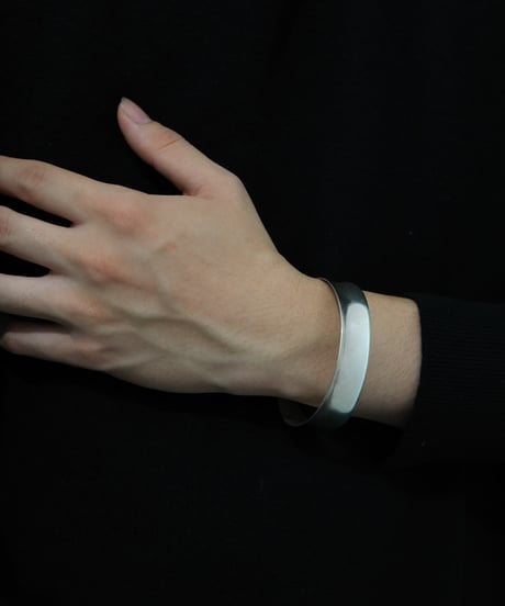 c.1960 Hermann Siersbøl Concave Cuff Bracelet / Sterling Silver