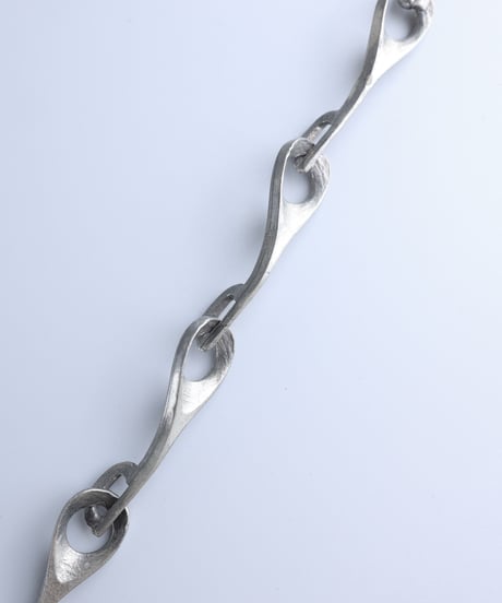 c.1960 Denmark Lysgaard Design Brutalist Modernist Bracelet / Pewter